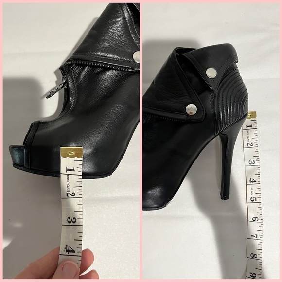 🔥Alexander McQueen 6 Stilettos moto jacket style shoes! Preloved by me🔥 - Picture 4 of 16